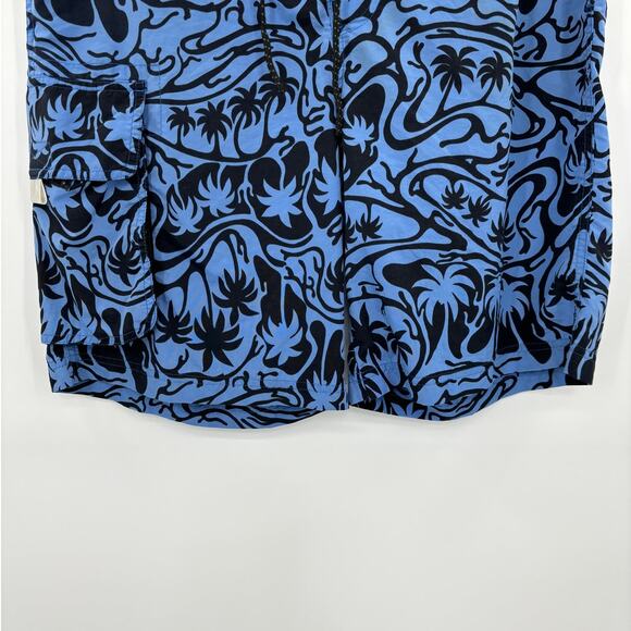 eBay: Structure Men's Blue Swim Trunks Size Small - Tropical Print - Picture 15 of 16
